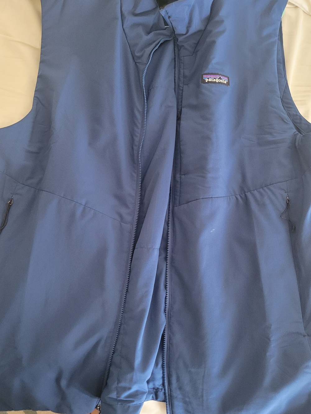 Patagonia Blue Softshell Vest